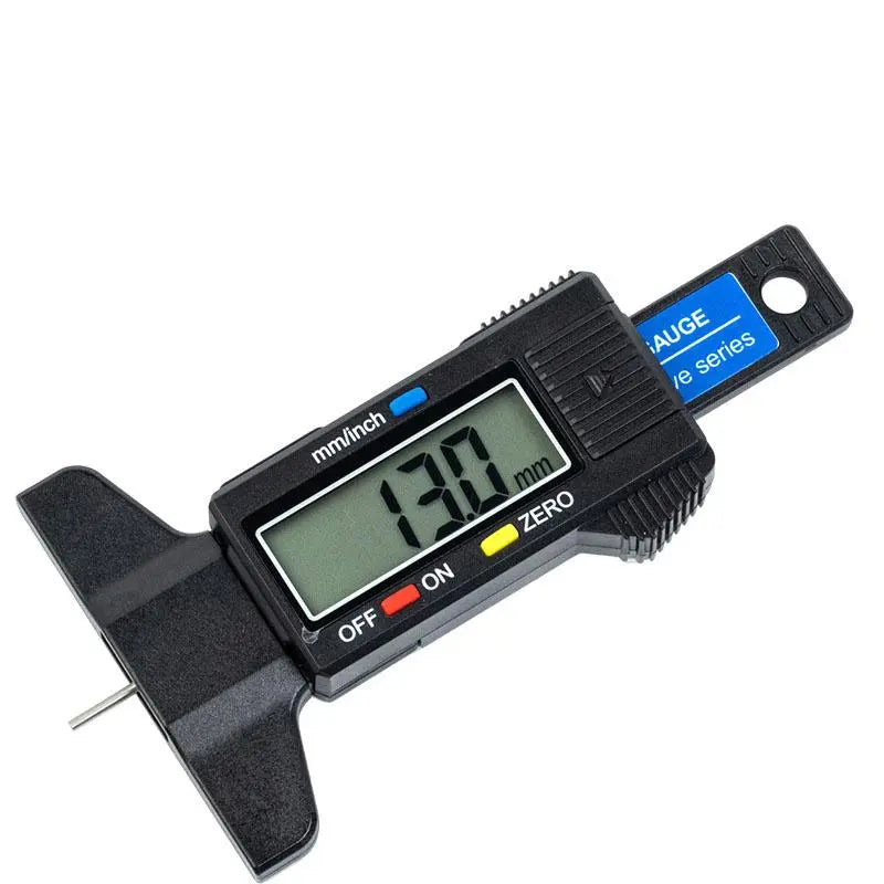 Tire Tread Depth Gauge with Digital LCD Display, Widely Applicable Tire Depth Measuring Tools for Various Vehicles, Test Gauge Set